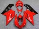 Billigste Ducati 848 Motorrad Verkleidung 2007-2014 - Rot Glanzendes Schwarz