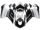 Billigste Ducati 848/1098/1198 Motorrad Verkleidung 2007-2014 - Weiss Glanzendes Schwarz Corse