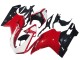 Billigste Ducati 1098 Motorrad Verkleidung 2007-2014 - Weiss Rot Glanzendes Schwarz