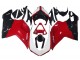 Billigste Ducati 1098 Motorrad Verkleidung 2007-2014 - Weiss Rot Glanzendes Schwarz