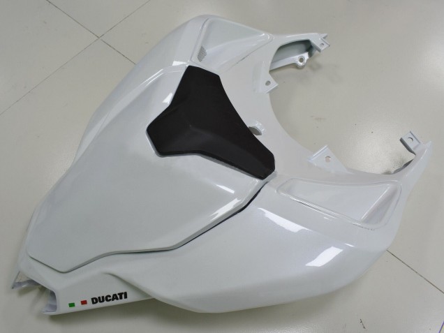 Billigste Ducati 848 Motorrad Verkleidung 2007-2014 - Weiss Matt Schwarz