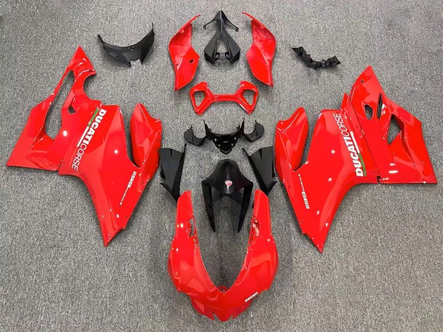 Billigste Ducati 1199 Motorrad Verkleidung 2011-2014 - Rot