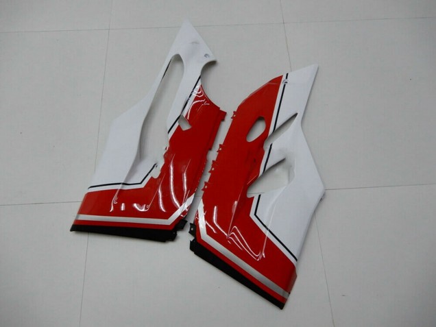 Billigste Ducati 1199 Motorrad Verkleidung 2011-2014 - Weiss Rot Matt Schwarz