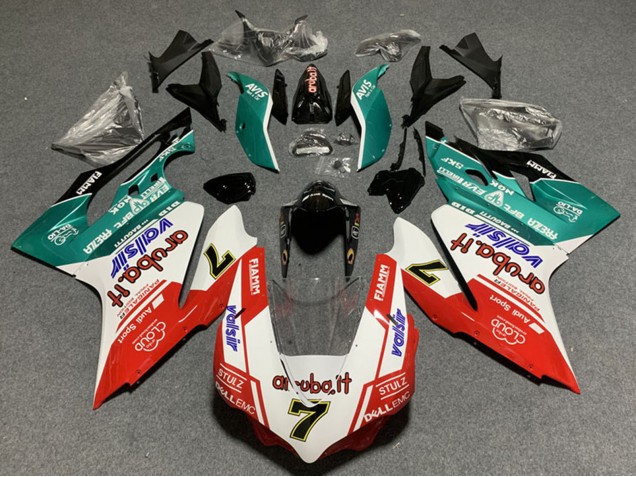 Billigste Ducati Panigale 899/1199 Motorrad Verkleidung 2011-2014 - Weiss Rot Grun Glanzendes Schwarz Avis Valsir 7