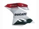 Billigste Ducati Panigale 899 Motorrad Verkleidung 2011-2014 - Weiss Rot Glanzendes Schwarz