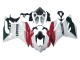 Billigste Ducati Panigale 899 Motorrad Verkleidung 2011-2014 - Weiss Rot Glanzendes Schwarz