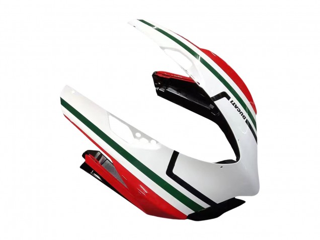 Billigste Ducati 1199 Motorrad Verkleidung 2011-2014 - Weiss Rot Grun Glanzendes Schwarz