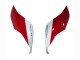 Billigste Ducati 1199 Motorrad Verkleidung 2011-2014 - Weiss Rot Glanzendes Schwarz