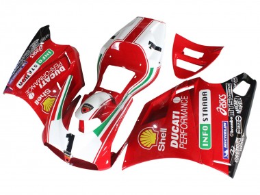 Billigste Ducati 748/916/996/998 Motorrad Verkleidung 1993-2005 - Weiss Rot Gelb Grun Glanzendes Schwarz Performance