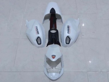Billigste Ducati Monster 696 796 1100 1100S Motorrad Verkleidung 2008-2012 - Weiss