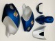 Billigste Ducati Monster 696 796 1100 1100S Motorrad Verkleidung 2008-2012 - Dunkel Blau Silber