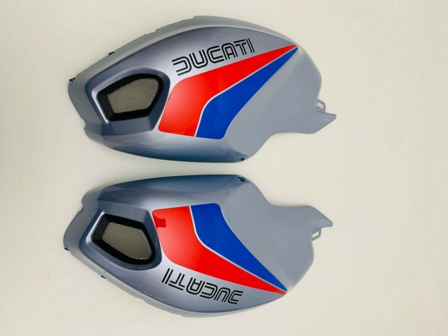 Billigste Ducati Monster 696 796 1100 1100S Motorrad Verkleidung 2008-2012 - Silber Rot Blau
