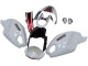 Billigste Ducati Monster 696 796 1100 1100S Motorrad Verkleidung 2008-2012 - Weiss Rot Glanzendes Schwarz