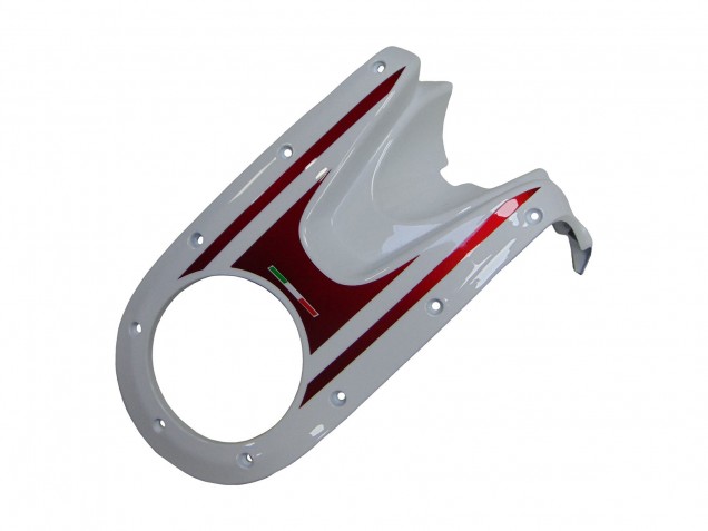 Billigste Ducati Monster 696 796 1100 1100S Motorrad Verkleidung 2008-2012 - Weiss Rot Glanzendes Schwarz