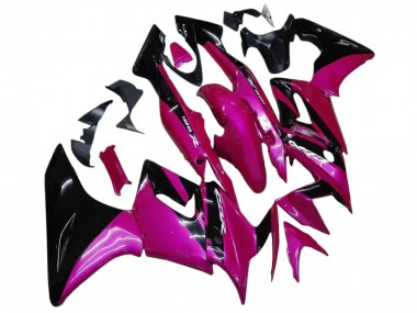 Billigste Honda CBR125R Motorrad Verkleidung 2002-2006 - Rosa Glanzendes Schwarz