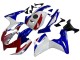 Billigste Honda CBR125R Motorrad Verkleidung 2002-2006 - Weiss Blau Rot