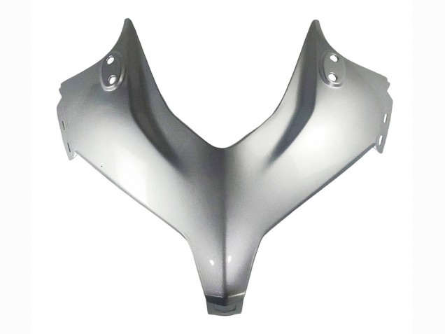 Billigste Honda CBR500R Motorrad Verkleidung 2013-2015 - Silber Glanzendes Schwarz