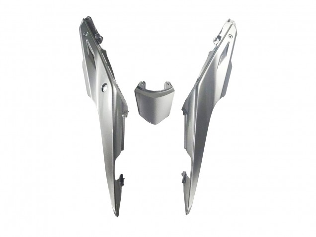 Billigste Honda CBR500R Motorrad Verkleidung 2013-2015 - Silber Glanzendes Schwarz