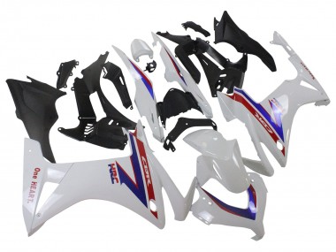 Billigste Honda CBR500R Motorrad Verkleidung 2013-2015 - Weiss Rot Blau HRC