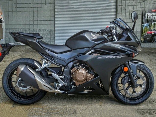 Billigste Honda CBR500R Motorrad Verkleidung 2016-2018 - Matt Schwarz