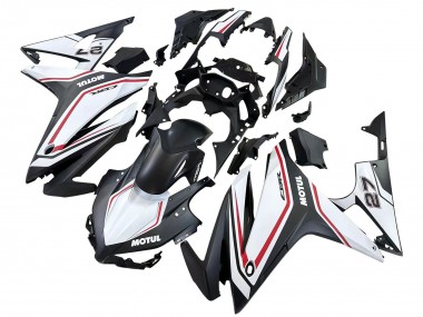 Billigste Honda CBR500R Motorrad Verkleidung 2016-2018 - Weiss Rot Matt Schwarz