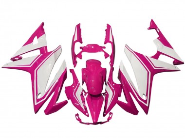 Billigste Honda CBR500R Motorrad Verkleidung 2016-2018 - Rosa Weiss