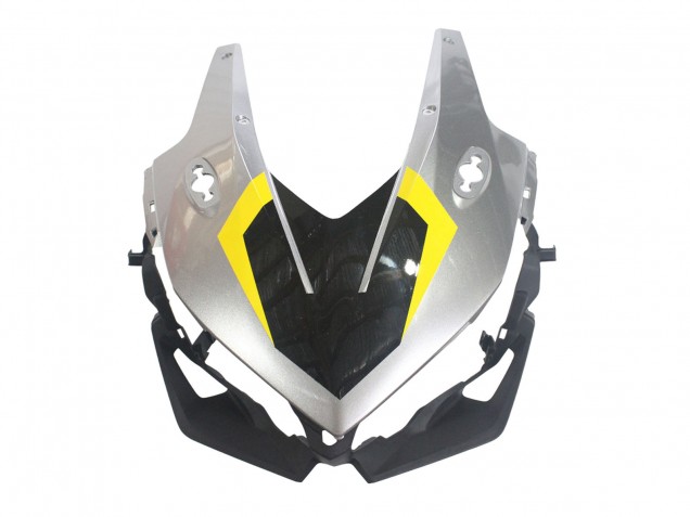 Billigste Honda CBR500R Motorrad Verkleidung 2022-2023 - Silber Gelb Glanzendes Schwarz