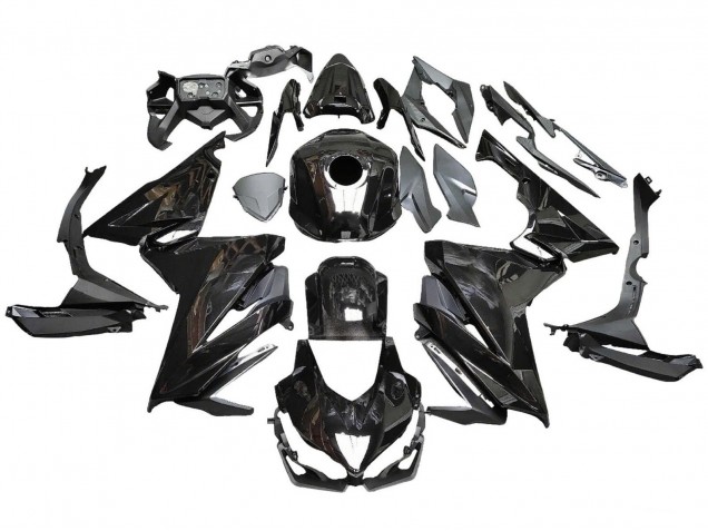 Billigste Honda CBR500R Motorrad Verkleidung 2022-2023 - Glanzendes Schwarz