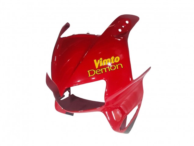 Billigste Honda VFR 800 Motorrad Verkleidung 1998-2001 - Rot Weiss Glanzendes Schwarz Vimto