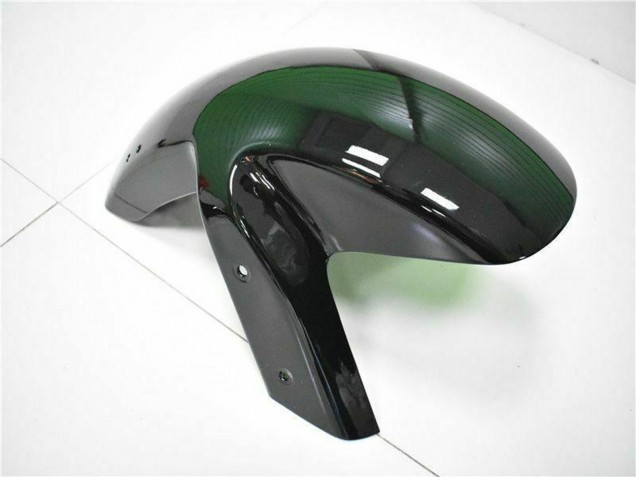 Billigste Kawasaki EX650 Motorrad Verkleidung 2006-2008 - Glanzendes Schwarz Weiss