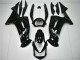 Billigste Kawasaki EX650 Motorrad Verkleidung 2006-2008 - Glanzendes Schwarz Weiss