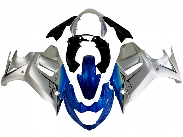 Billigste Suzuki GSX650F Motorrad Verkleidung 2008-2013 - Silber Blau
