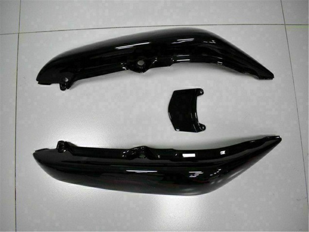 Billigste Kawasaki EX650 Motorrad Verkleidung 2006-2008 - Glanzendes Schwarz Rot Flamme