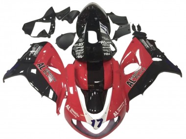 Billigste Suzuki TL1000R Motorrad Verkleidung 1998-2003 - Rot Schwarz Rennen 17