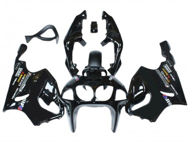Billigste Kawasaki ZX7R Motorrad Verkleidung 1996-2003 - Glanzendes Schwarz Elf
