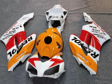 Billigste Honda CBR1000RR Motorrad Verkleidung 2004-2005 - Weiss Orange Schwarz Rot Repsol