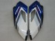 Billigste Honda CBR1000RR Motorrad Verkleidung 2004-2005 - Weiss Blau Glanzendes Schwarz Fireblade