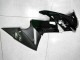 Billigste Kawasaki EX650 Motorrad Verkleidung 2009-2011 - Glanzendes Schwarz Weiss Aufkleber
