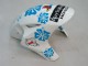 Billigste Honda CBR1000RR Motorrad Verkleidung 2004-2005 - Weiss Blau Schnee Nastro Azzurro 46
