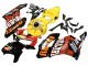 Billigste Honda CBR1000RR Motorrad Verkleidung 2004-2005 - Gelb Orange Glanzendes Schwarz Repsol Rossi 46
