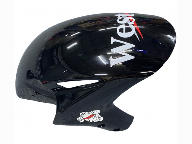 Billigste Honda CBR1000RR Motorrad Verkleidung 2004-2005 - Glanzendes Schwarz Weiss West