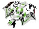 Billigste Honda CBR1000RR Motorrad Verkleidung 2004-2005 - Weiss Grun Glanzendes Schwarz Hannspree 52