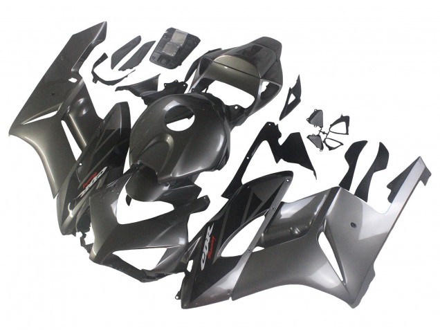 Billigste Honda CBR1000RR Motorrad Verkleidung 2004-2005 - Glanzendes Grau Glanzendes Schwarz