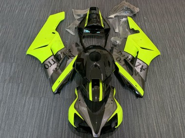 Billigste Honda CBR1000RR Motorrad Verkleidung 2004-2005 - Gelb Grau Glanzendes Schwarz Nastro Azzurro