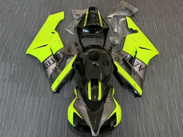 Billigste Honda CBR1000RR Motorrad Verkleidung 2004-2005 - Gelb Grau Glanzendes Schwarz Nastro Azzurro