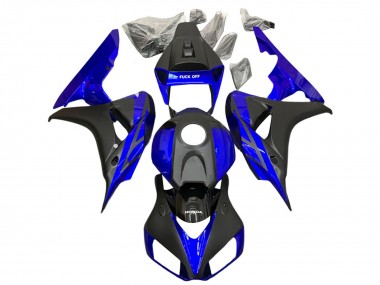 Billigste Honda CBR1000RR Motorrad Verkleidung 2006-2007 - Blau Matt Schwarz