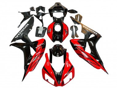 Billigste Honda CBR1000RR Motorrad Verkleidung 2006-2007 - Blau Glanzendes Schwarz