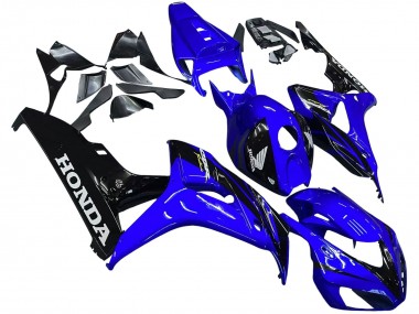 Billigste Honda CBR1000RR Motorrad Verkleidung 2006-2007 - Blau Glanzendes Schwarz