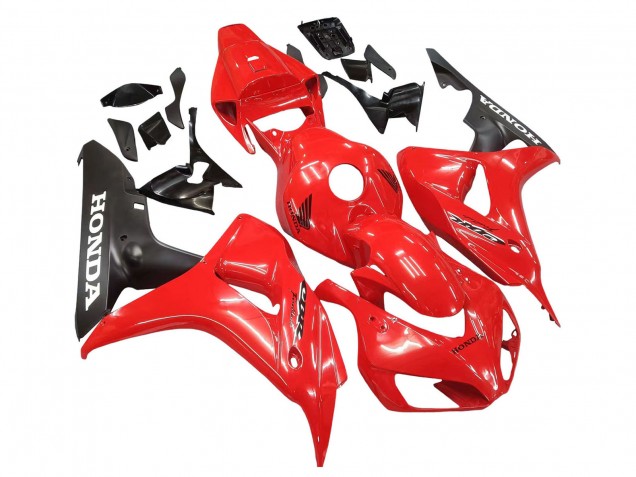 Billigste Honda CBR1000RR Motorrad Verkleidung 2006-2007 - Rot Matt Schwarz