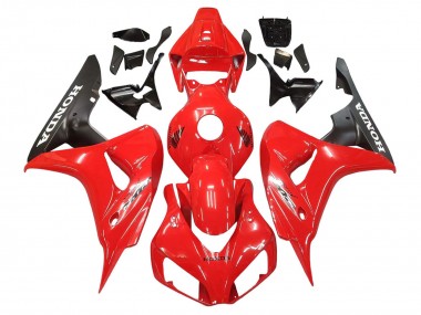 Billigste Honda CBR1000RR Motorrad Verkleidung 2006-2007 - Rot Matt Schwarz